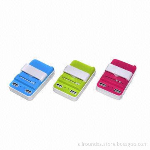 3-in-1 Universal Chargers with 1A Output, CE, FCC and RoHS Marks
